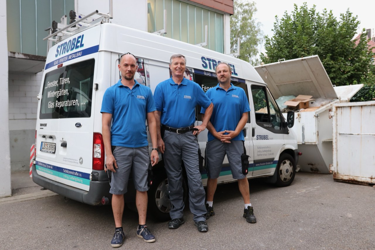 Das Reparatur-Team der Strobel GmbH